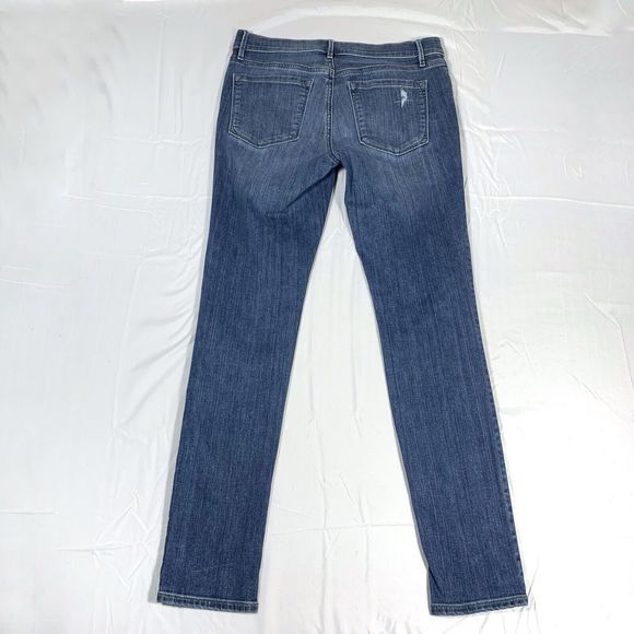 Ann Taylor LOFT Modern Skinny Denim Distressed Jeans Women’s Size 29/8 Inseam 29 - Picture 9 of 11